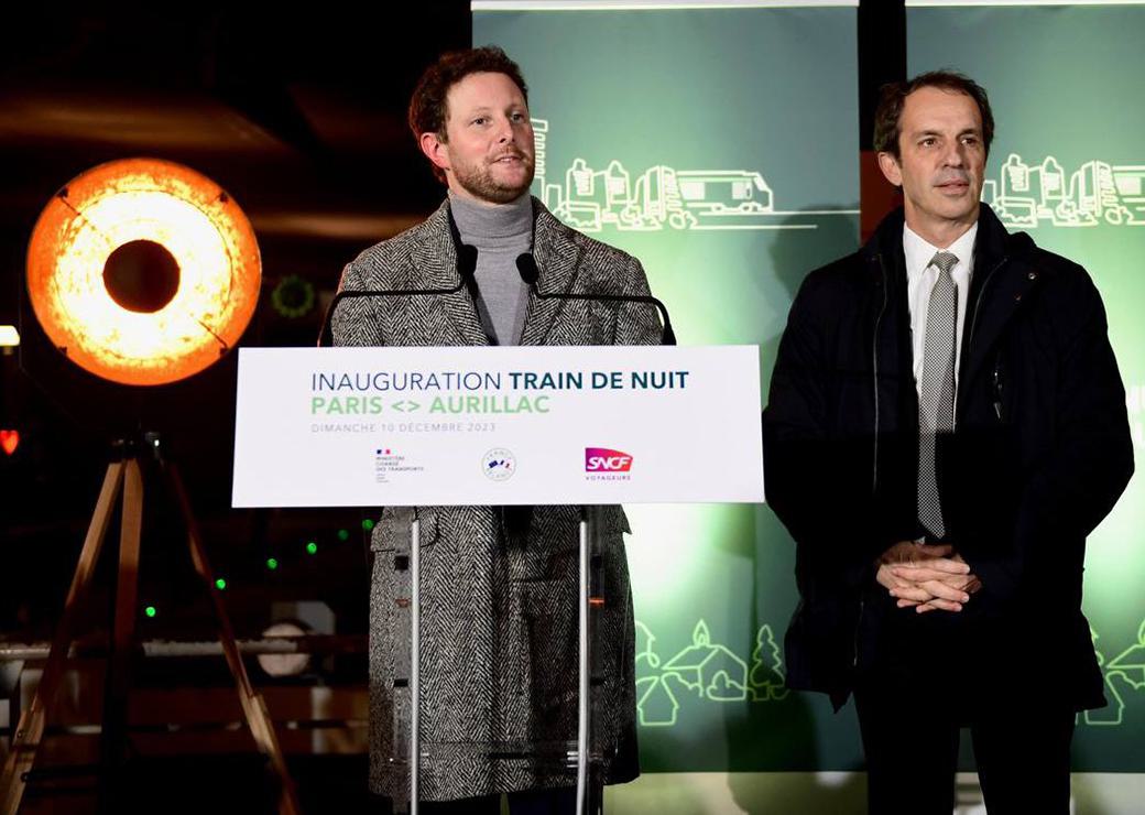 inauguration train de nuit