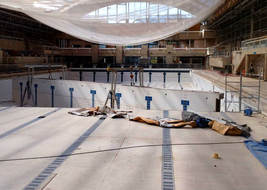Piscine en rénovation 