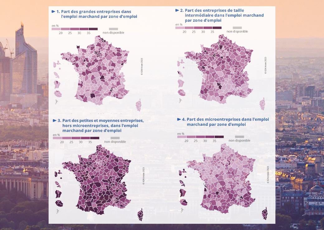 L'Insee analyse l'emploi dans les territoires selon la taille des entreprises