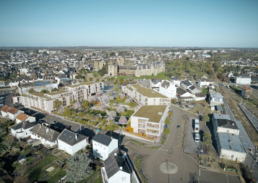 Développer les mobilités décarbonées par la création d’un pôle d’échanges multimodal adossé au quartier de la gare à Châteaubriant (44)