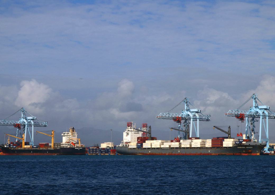 port de marchandises