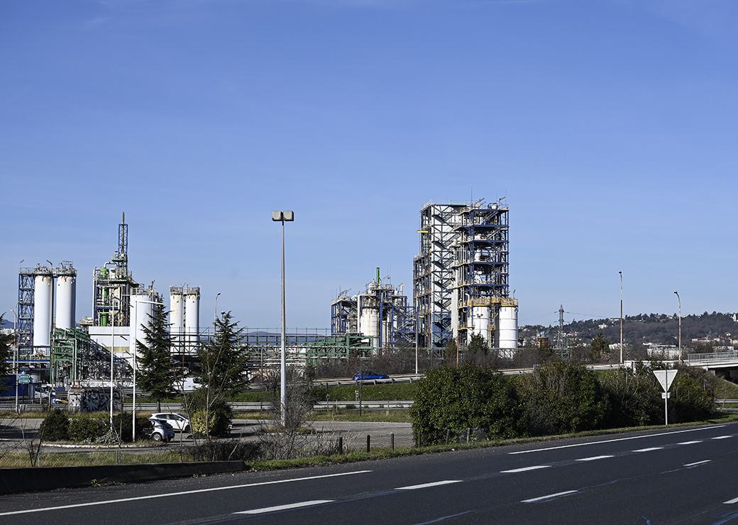 vue de l'usine Arkema