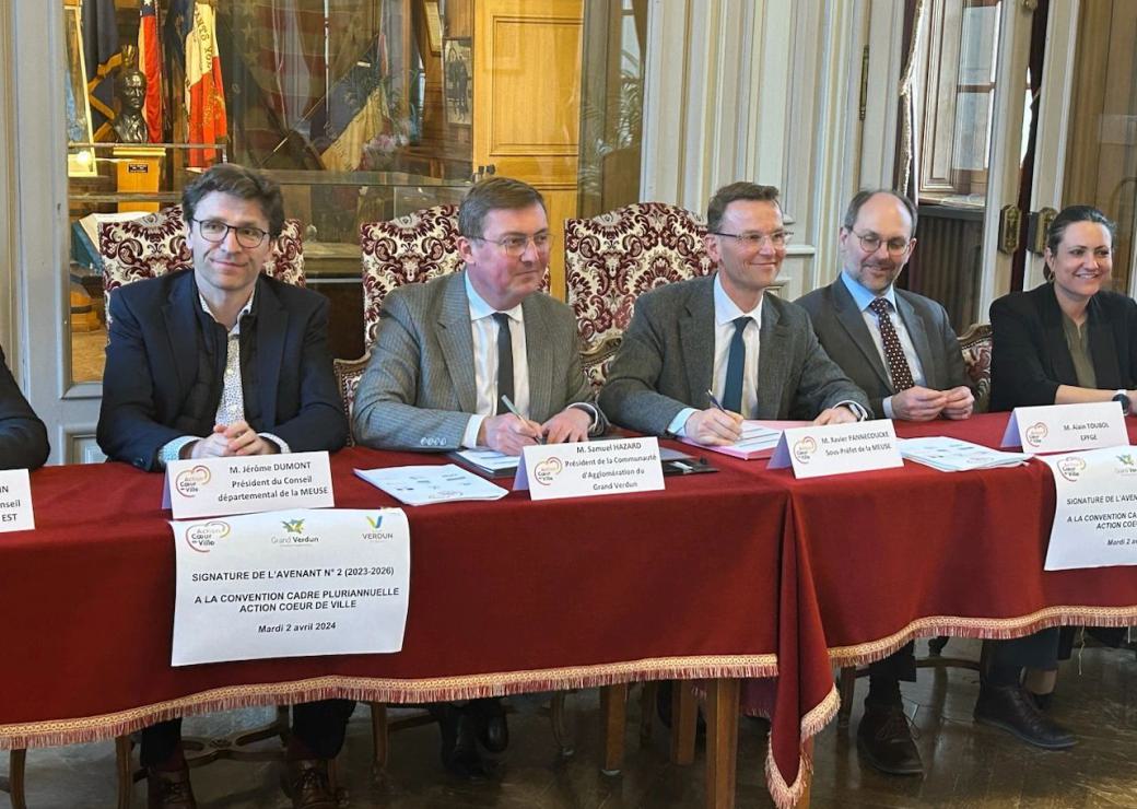 Signature de l'avenant ACV 2 Ville de Verdun