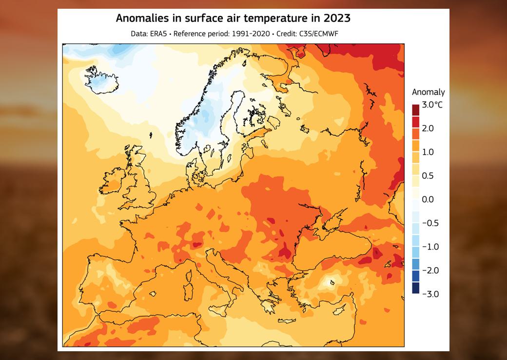 L'Europe a subi en 2023 un nombre record de jours de "stress thermique extrême"