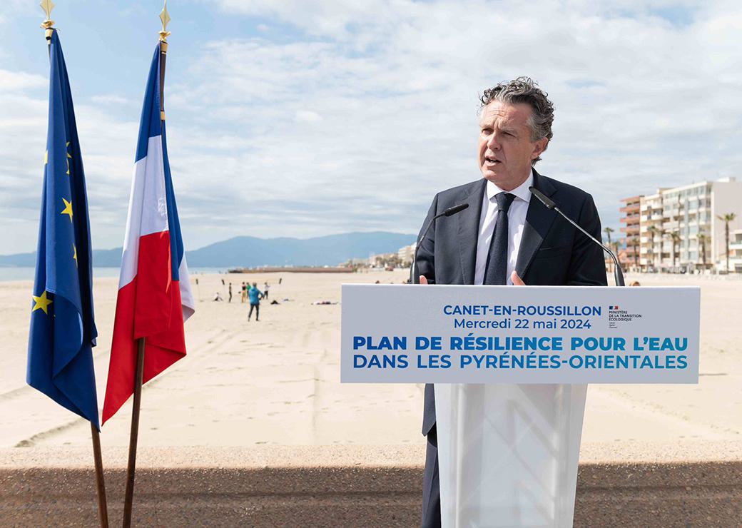 présentation du plan de résiience pour l'eau
