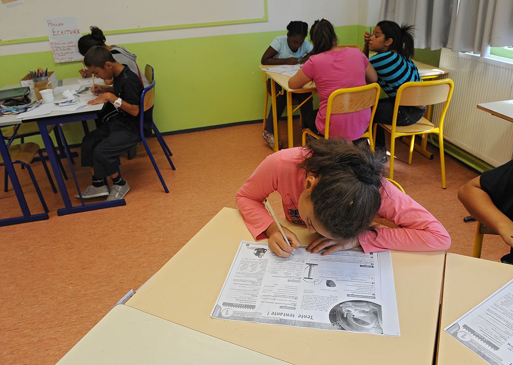 salle de classe au collège