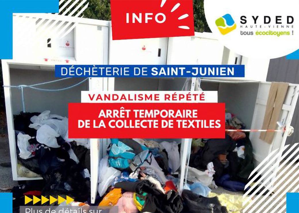 déchèterie vandalisée