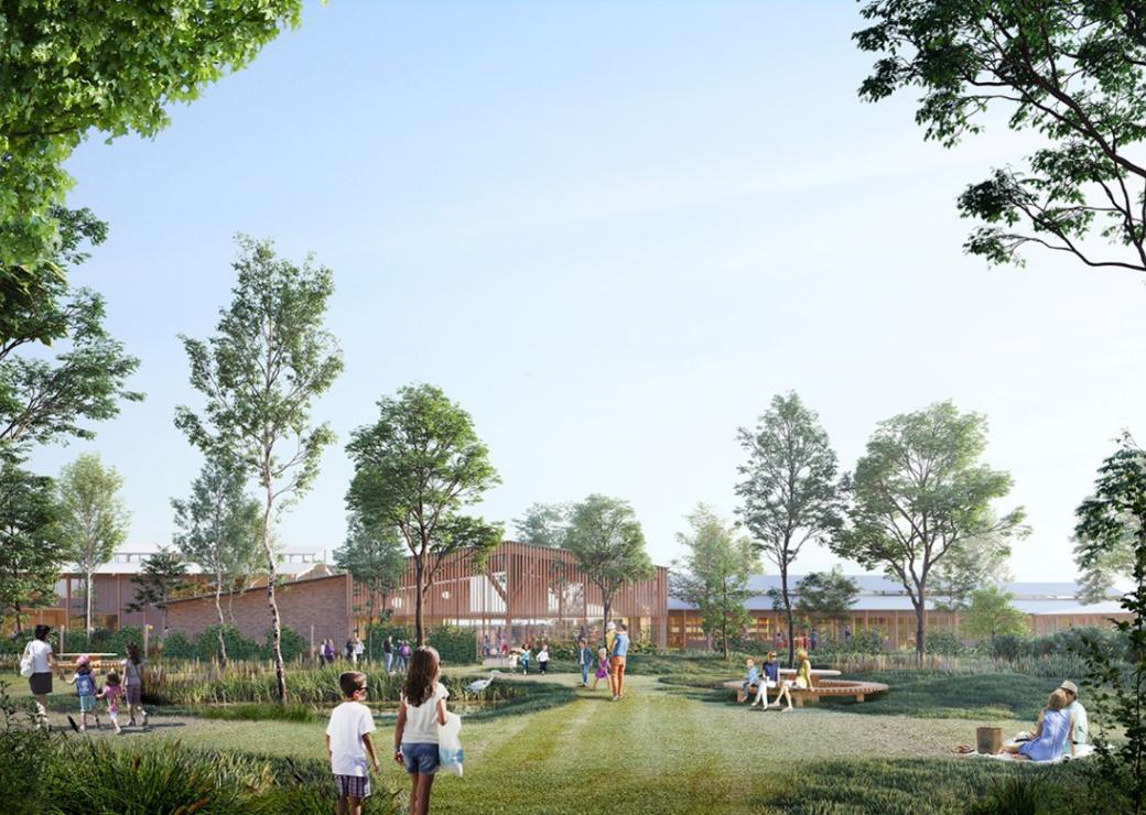 Visuel d'illustration du futur groupe scolaire St Saulve