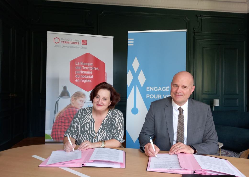 Signature 2024 convention Notaires & Territoires