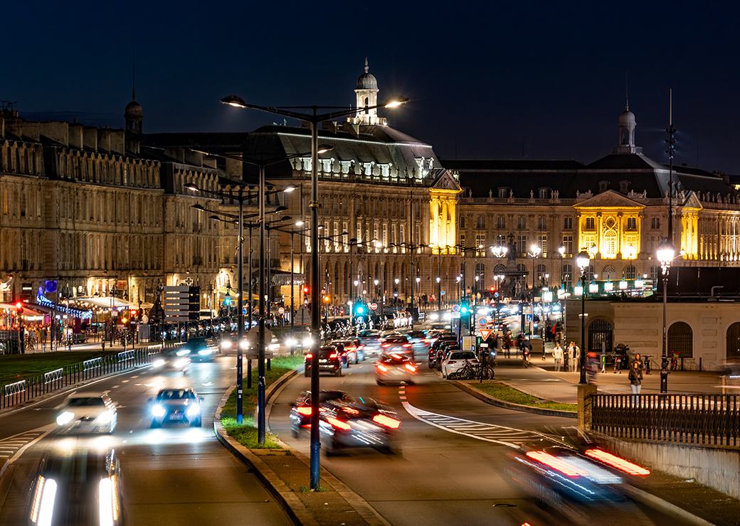 circulation nocturne à bordeaux