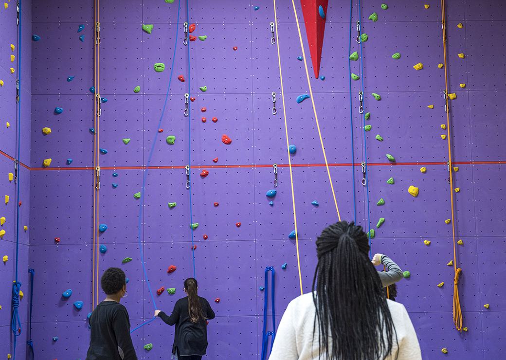 escalade au collège