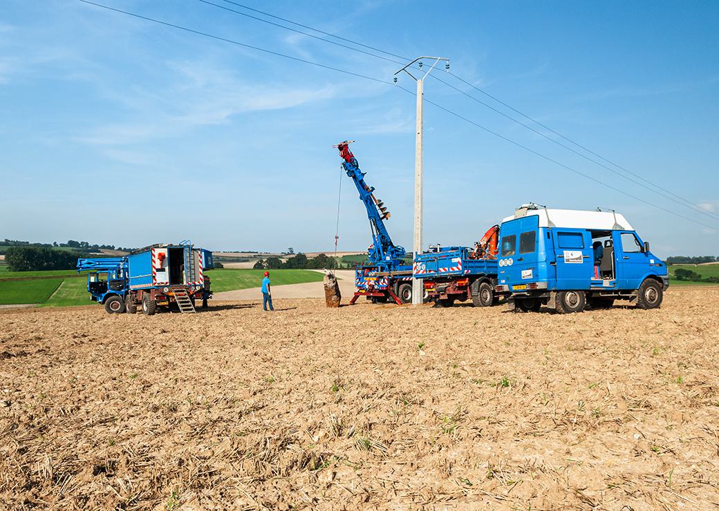 travaux ligne électrique