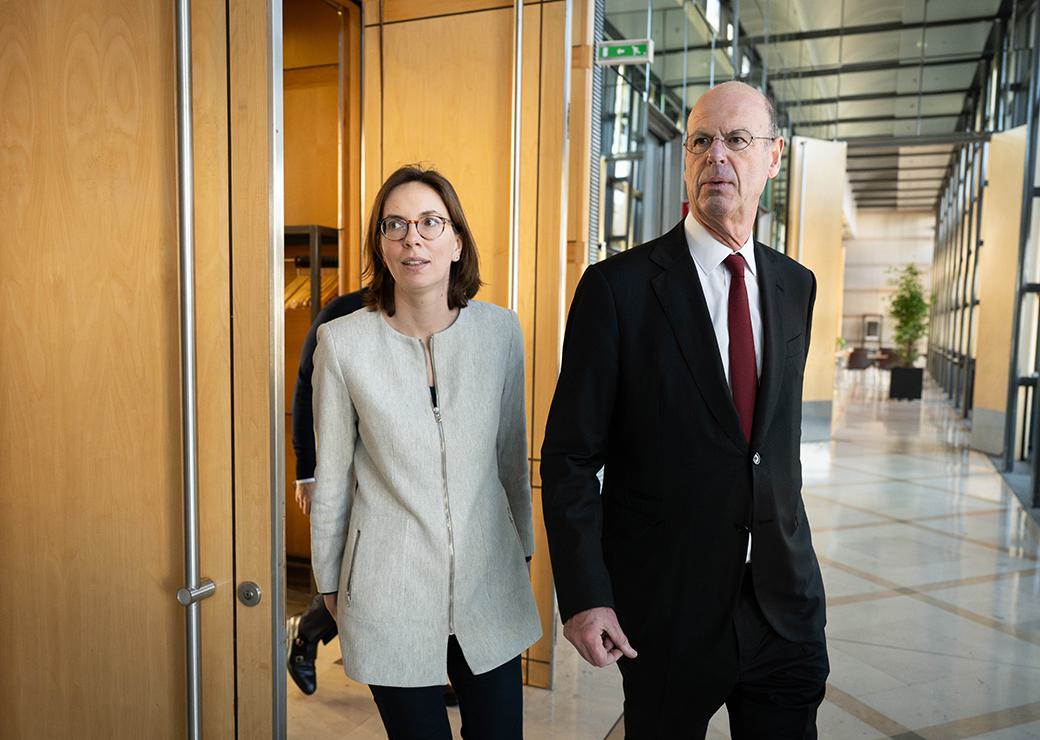 Amélie de Montchalin et Eric Lombard