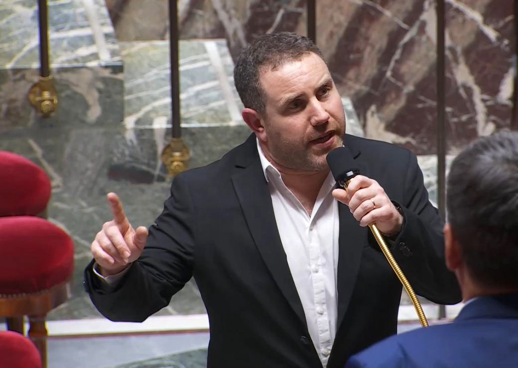 Peio Dufau à l'Assemblée nationale