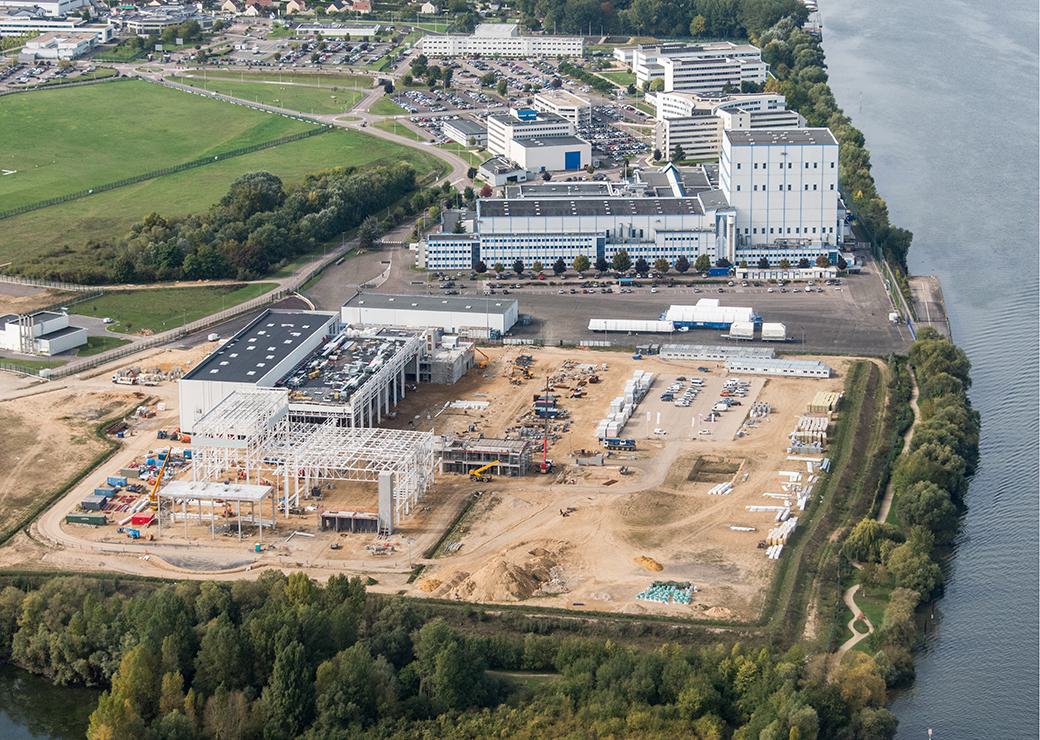 usine en construction