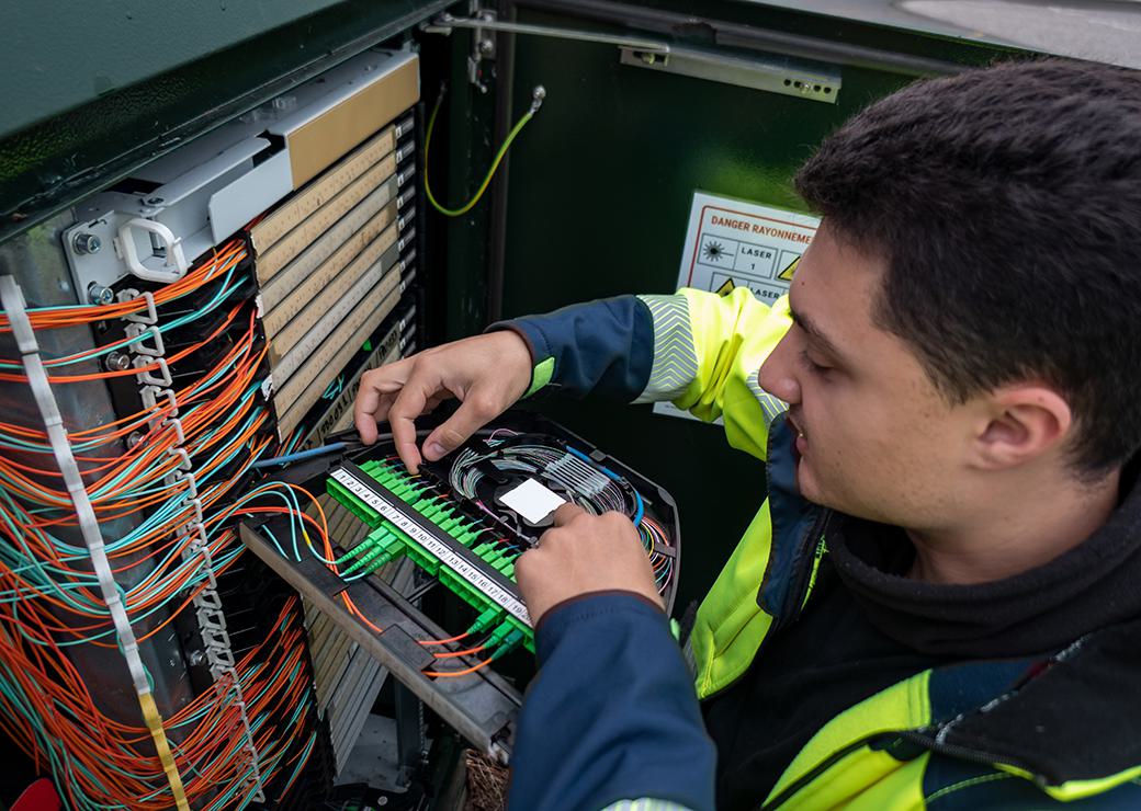 installation fibre