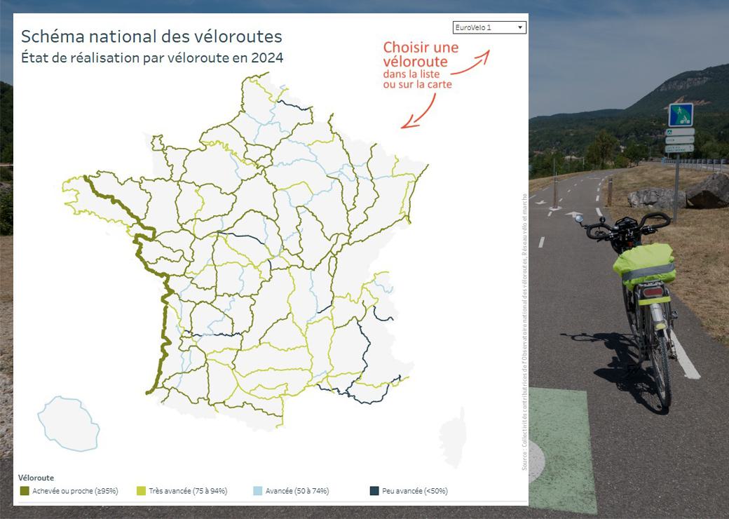 carte véloroutes