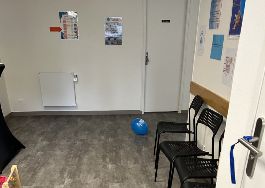 Salle d'attente d'un cabinet médical