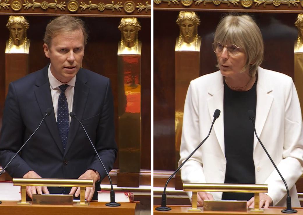 Harold Huwart et Valérie Létard