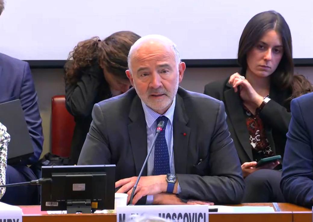 Audition de M. Pierre Moscovici