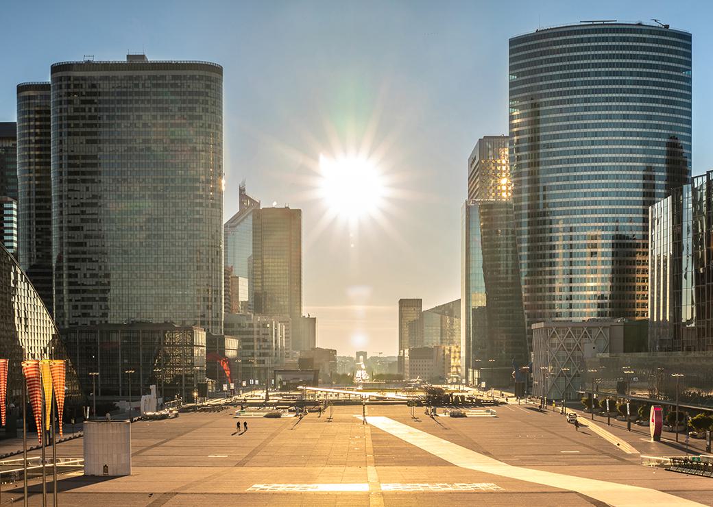parvis de la défense
