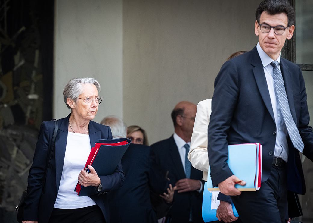 Elisabeth Borne et Philippe Baptiste
