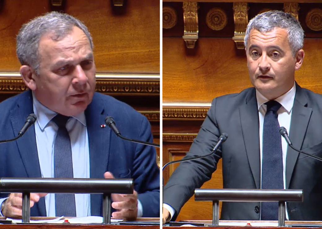 Francis Szpiner et Gérald Darmanin