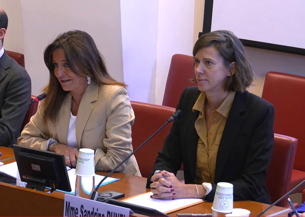 Nathalie Colin-Oesterlé et Sandrine Runel