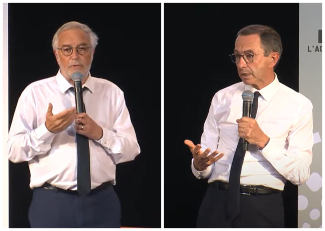 Bruno Retailleau et François Rebsamen