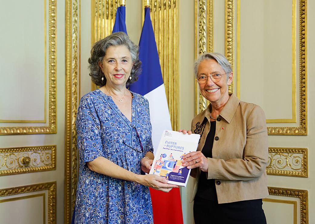Catherine Becchetti-Bizot et Elisabeth borne
