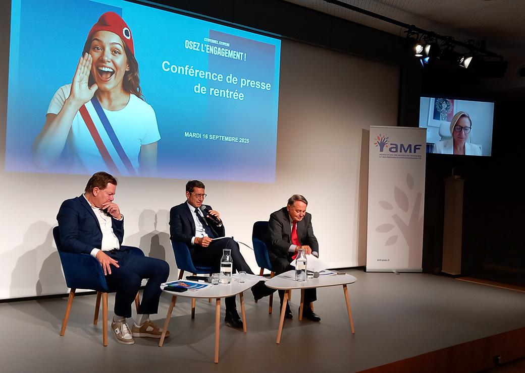 conférence de presse de rentrée AMF