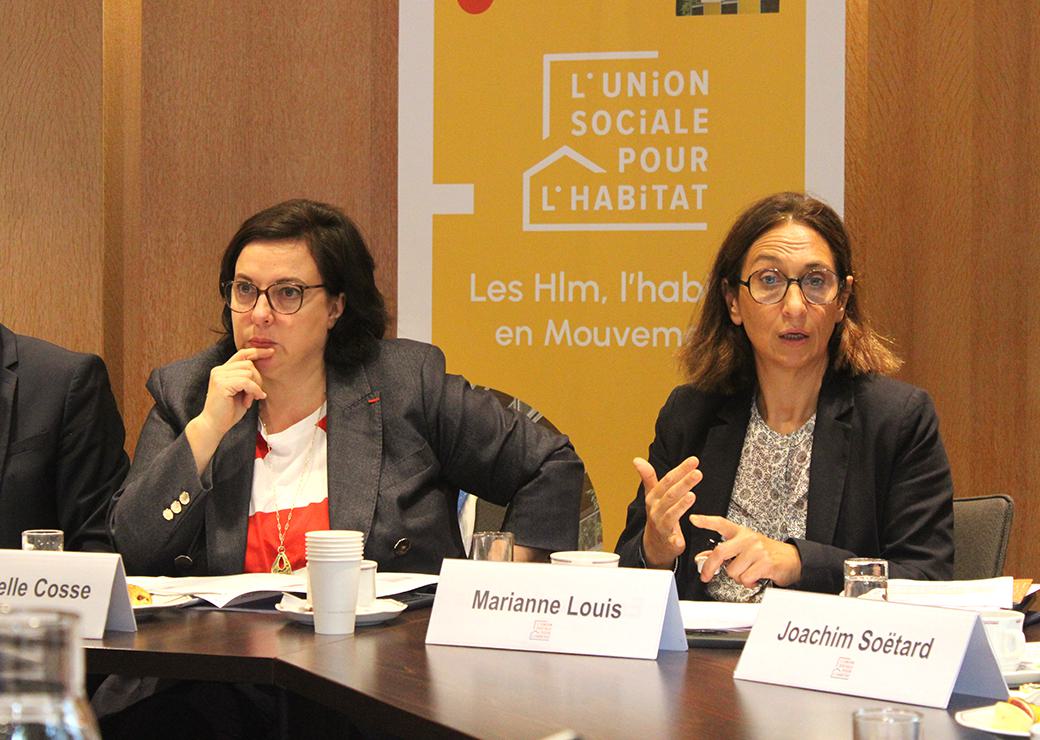 Emmanuelle Cosse et Marianne Louis