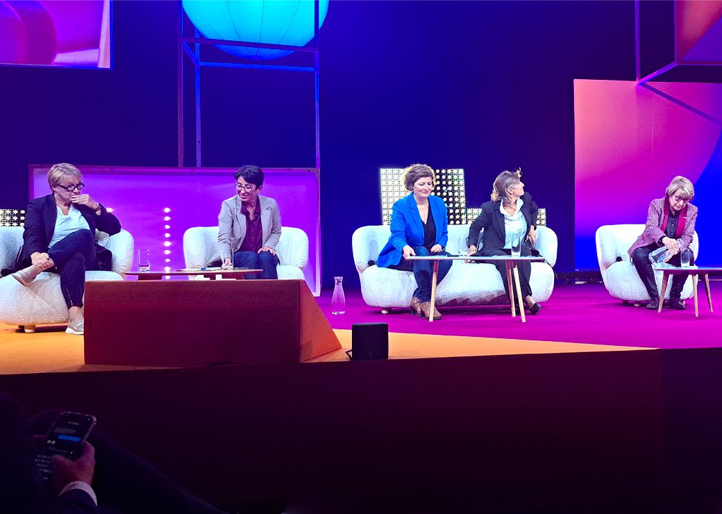 Nathalie Appere, Amandine Demore, Jeanne Barseghian, Charlotte Libert Albanel et Catherine Arenou