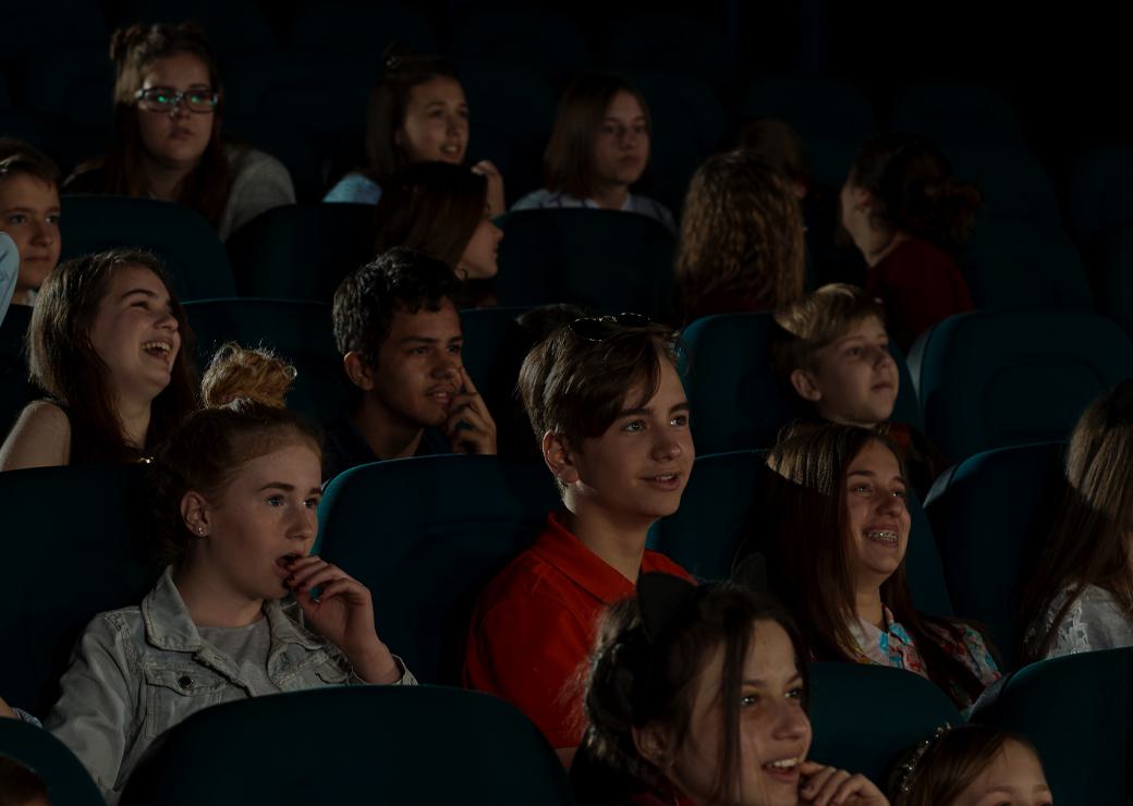 éleves au cinéma