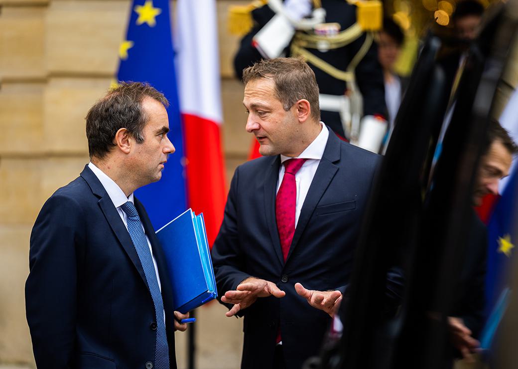 Sébastien Lecornu et Christophe Hansen 