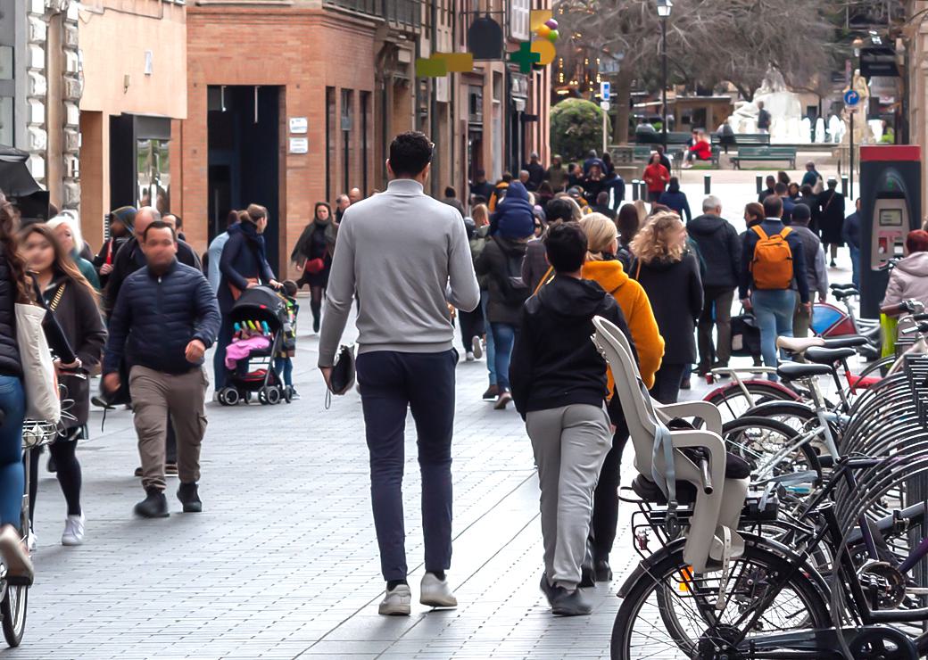 des piétons en ville 