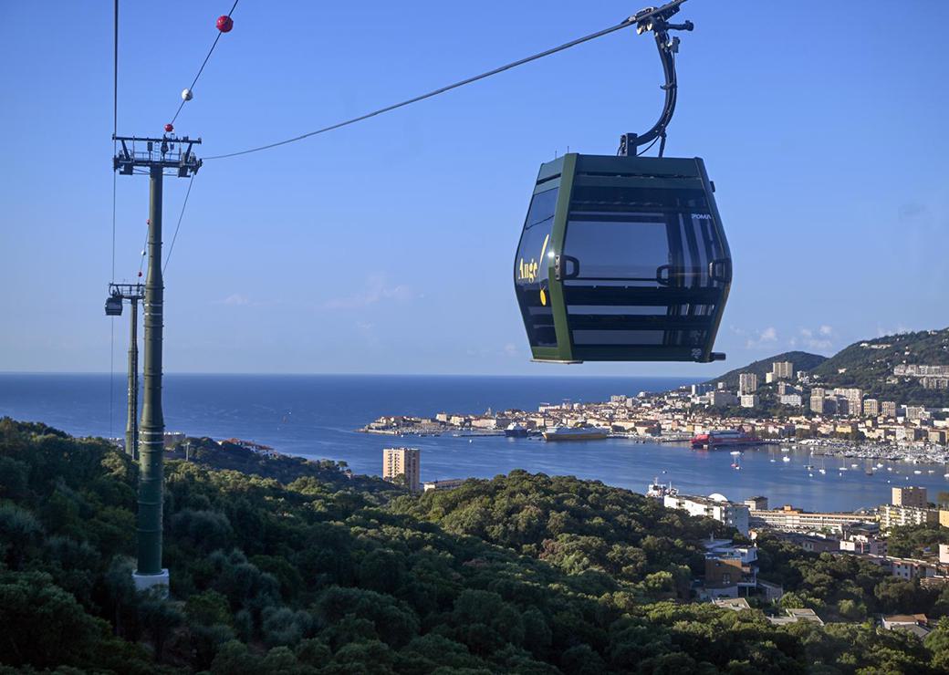 Le telépherique à Ajaccio 