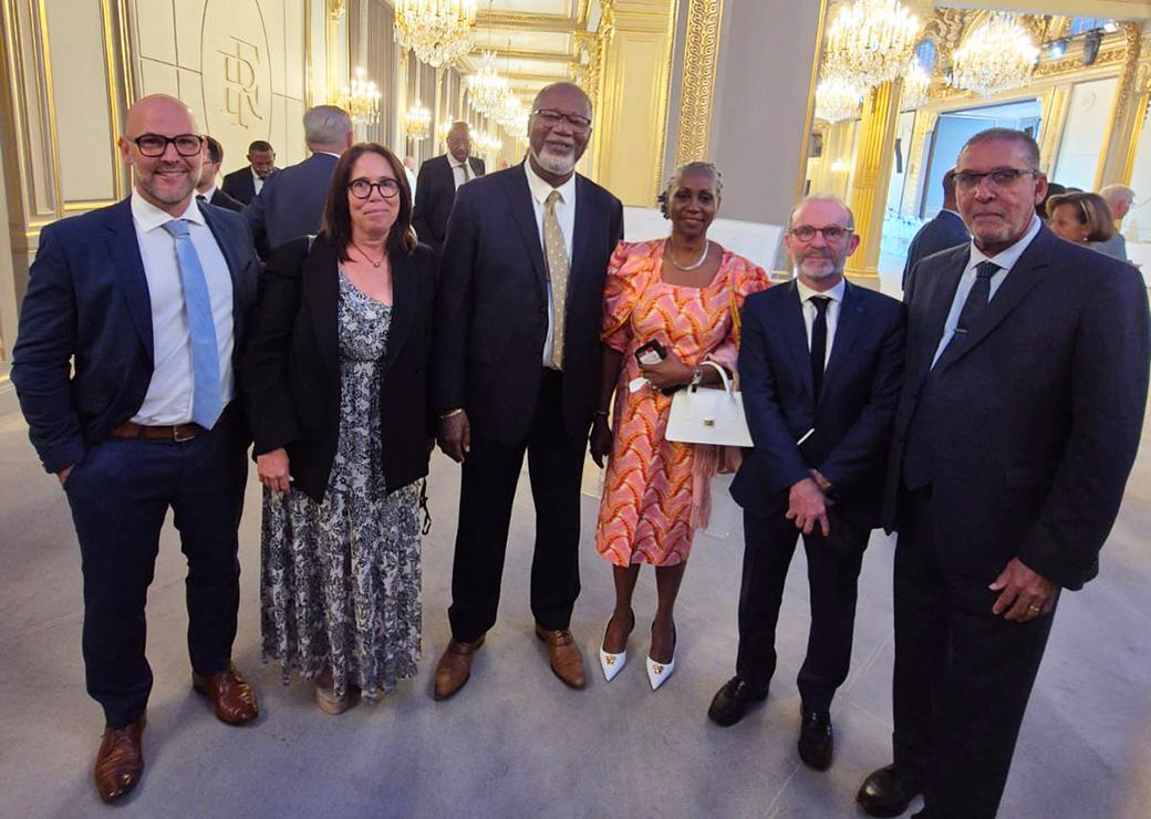 Les élus ultramarins à l'Elysée