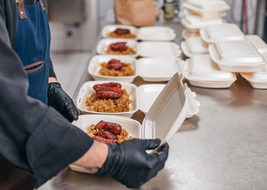 emballages de restaurant