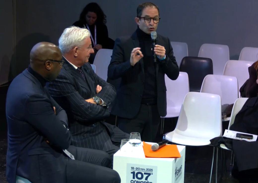 Mohamed Gnabaly, Jean-Michel Buf et Benoît Hamon