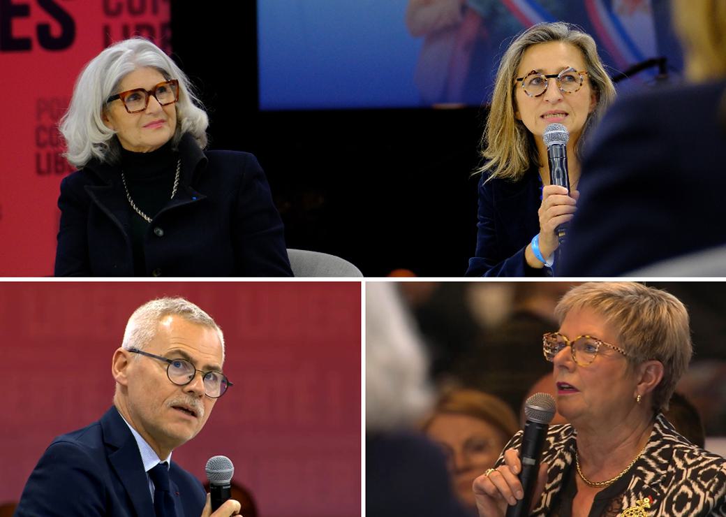  Karine Gloanec-Maurin, Cécile Gallien, Christophe Bouillon et Catherine Lheritier 