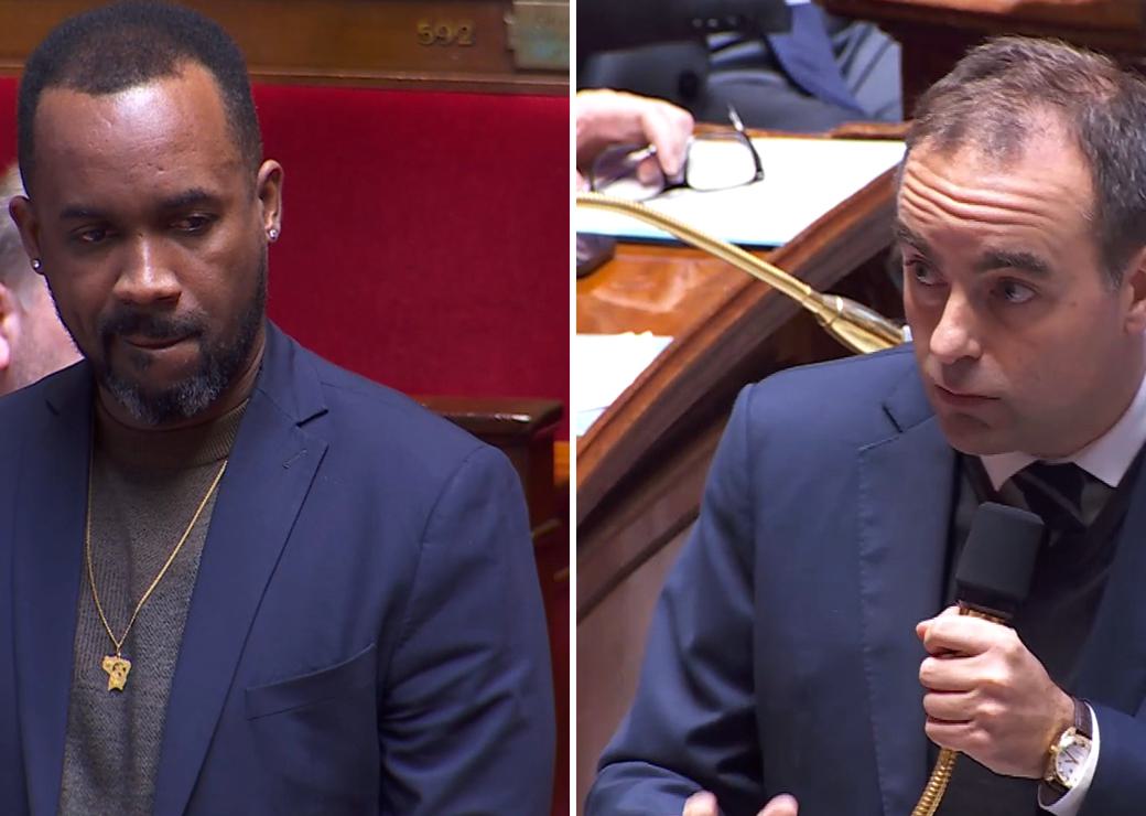 Davy Rimane et Sébastien Lecornu 