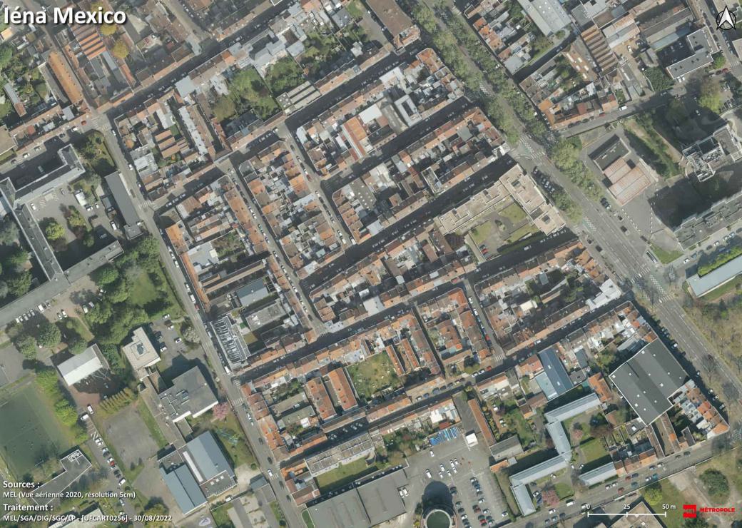 Iéna-Mexico  urbanisme sobre et inclusif à Lille