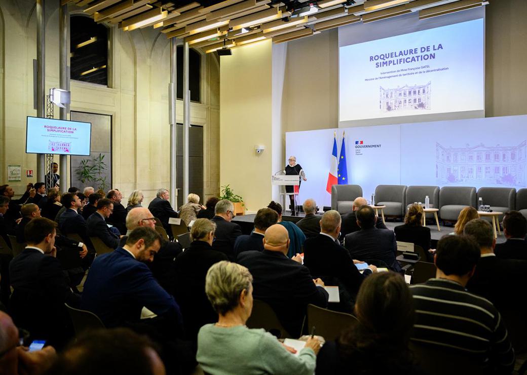 Françoise Gatel lors du Roquelaure de la simplification 