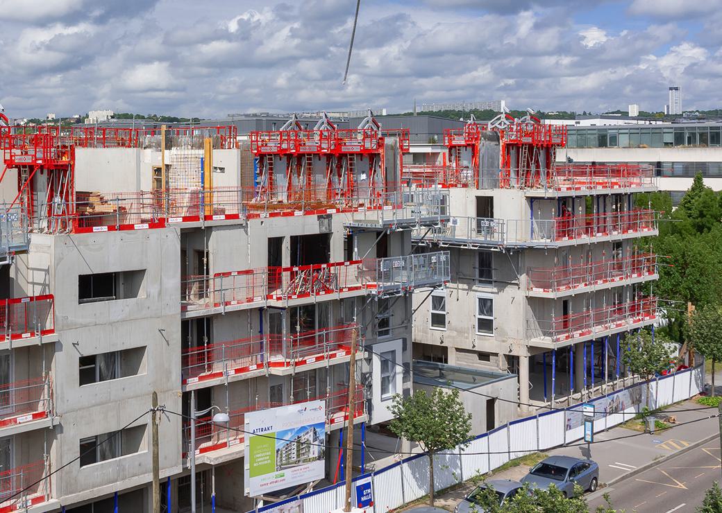logements en construction