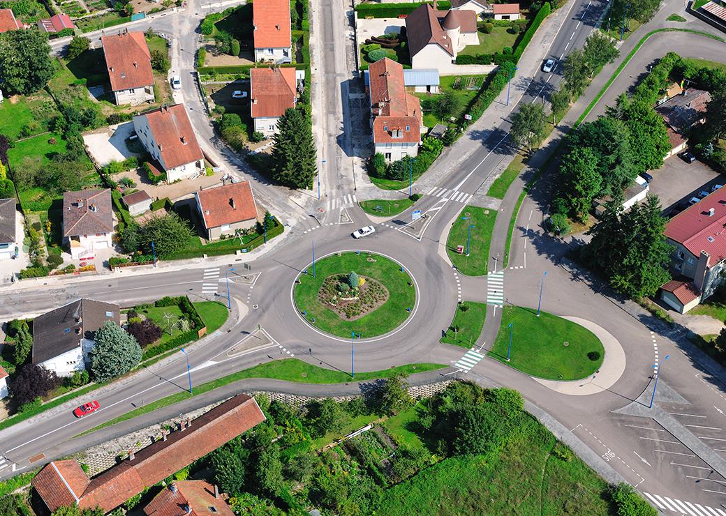 routes zone périurbaine 