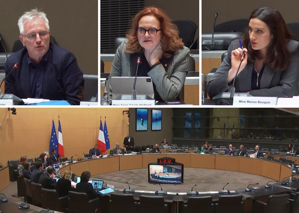 Charles Fournier, Anne-Cécile Violland et Manon Bouquin 