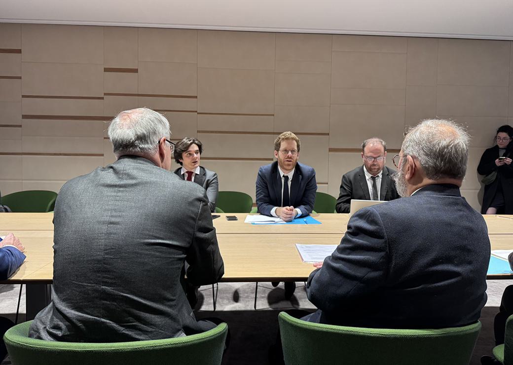 Coordination des employeurs territoriaux animée par Philippe Laurent en présence de David Amiel le 1er décembre 2025