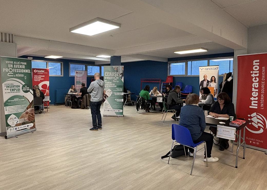  1/4 d’heure de l’emploi organisé par le PLIE  de de l'Agglo du St Quentinois 