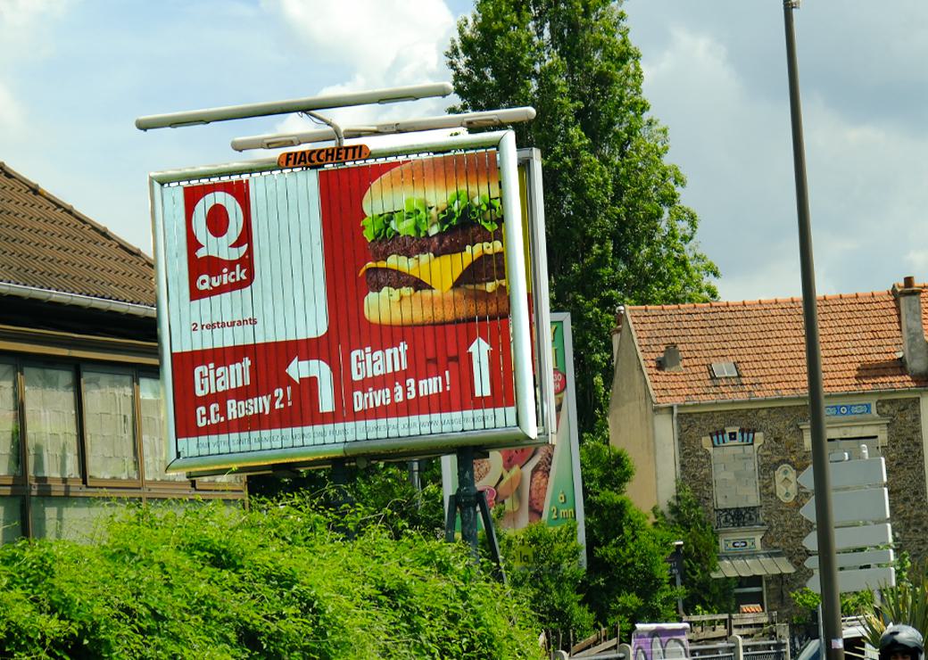 panneau publicitaire